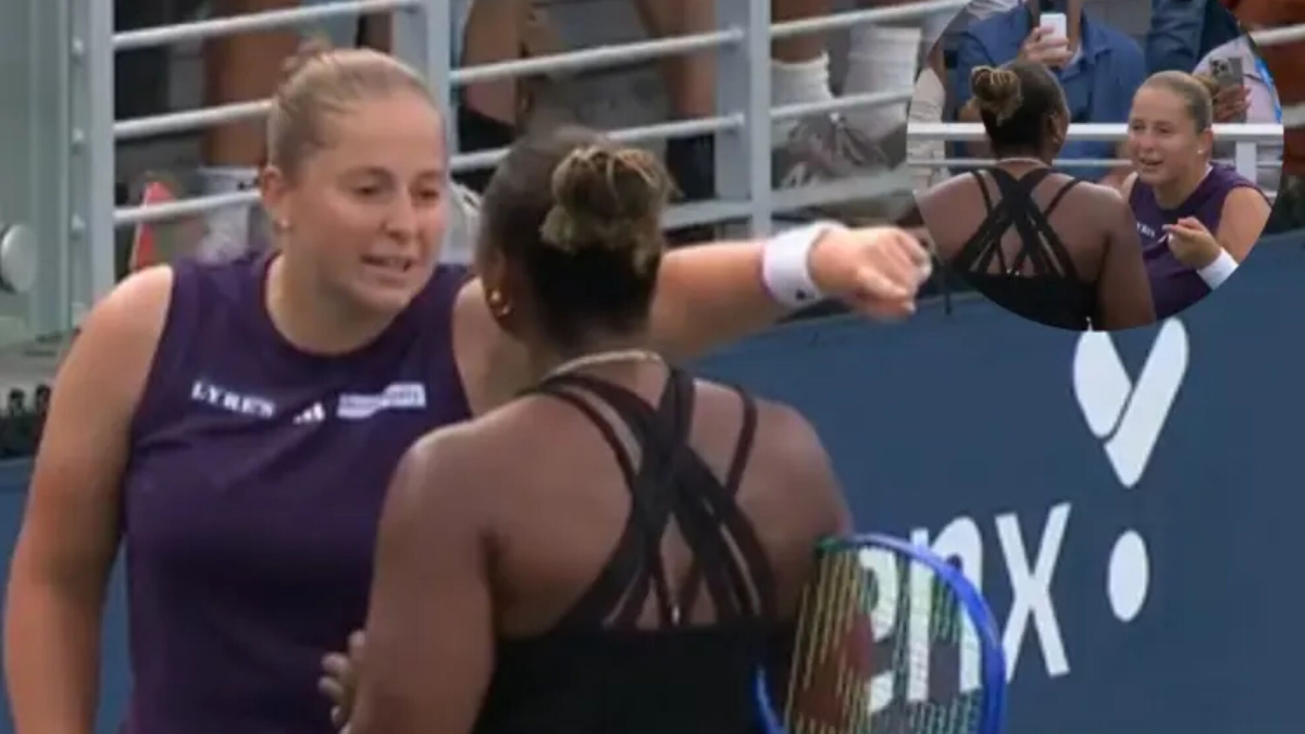 Maximum tension at the US Open on the court: 