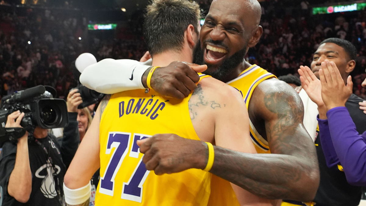 Luka Doncic goes for 60 as LeBron James triple-double helps create a ...
