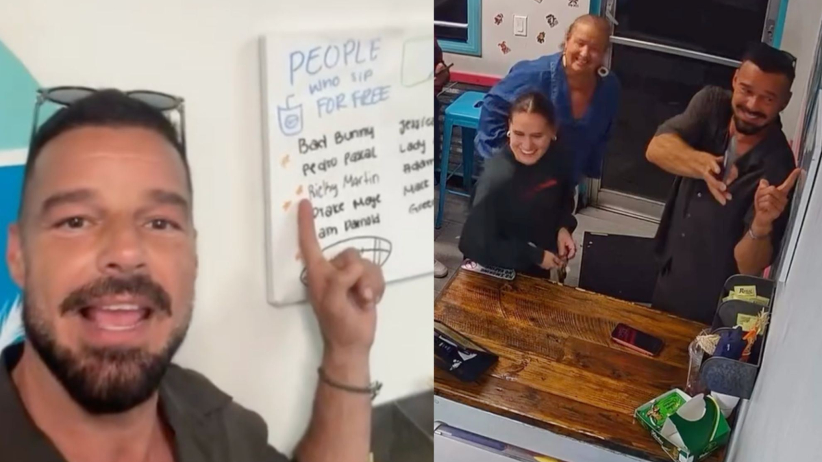 Ricky Martin goes viral after making a surprise visit to a cafe in ...