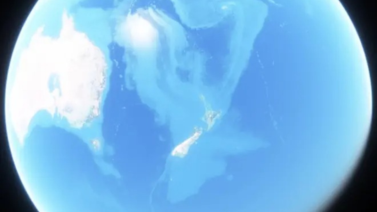 Its name is Zealandia, it has an area of almost 5 million square