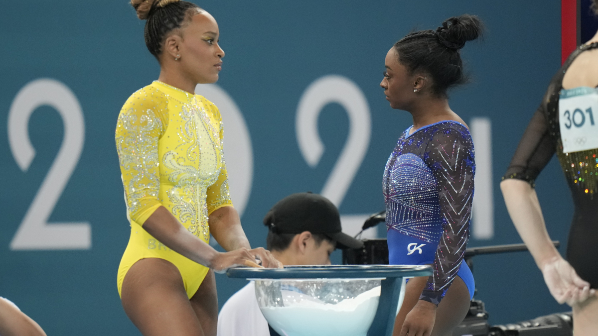 Simone Biles' rival, Rebeca Andrade, posts a surprising photo after winning another gold medal: A new girlfriend?