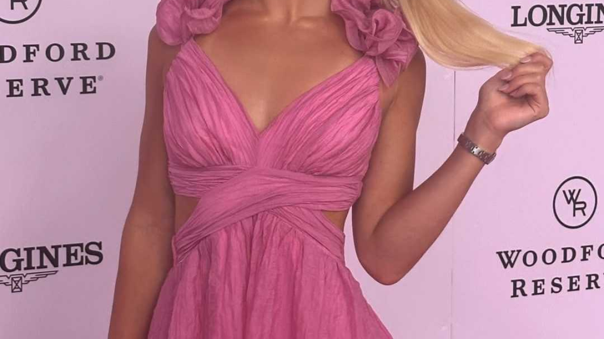 Olivia Dunne revels in a short pink outfit for the Kentucky Derby without  Paul Skenes' company | MARCA