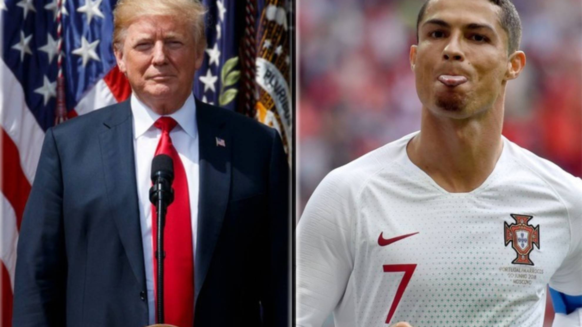 Cristiano Ronaldo, loyal to President Trump: 