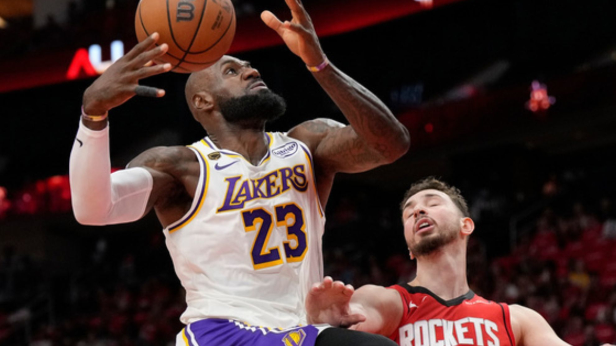 The Rockets pull off a win against the Lakers in one of LeBron James ...