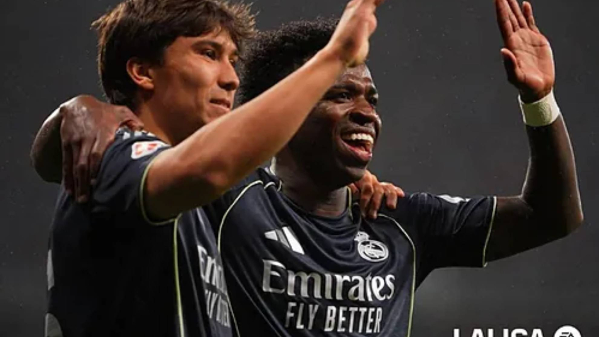 Vinícius Júnior double delays Barcelona's LaLiga title as Real Madrid beat Espanyol 2-0