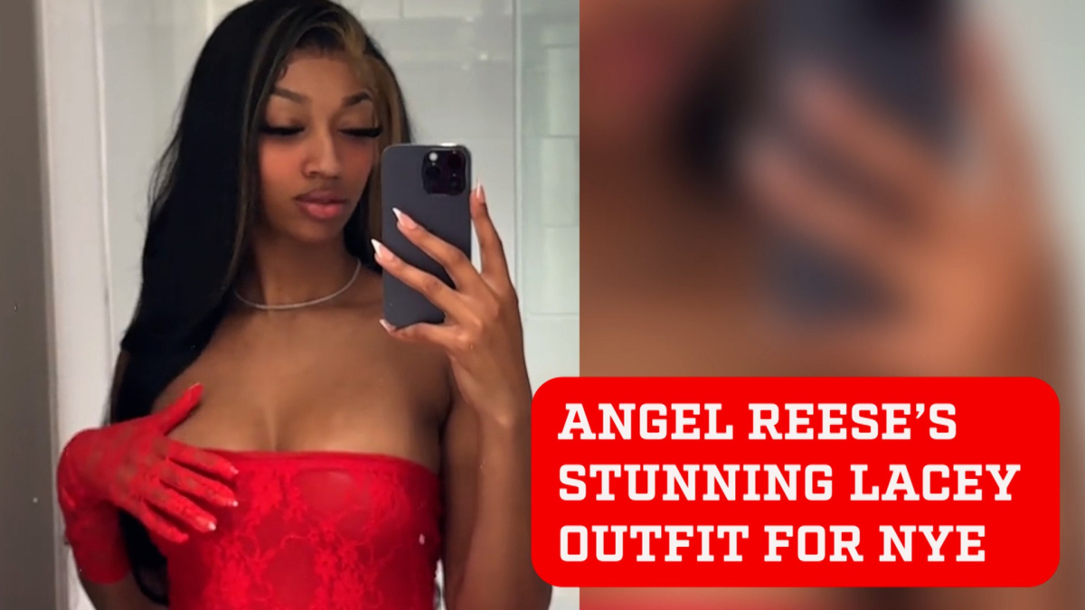 angel reese new years eve dress year= elevation: mentally, physically, and spiritually See Angel Reese's dress for