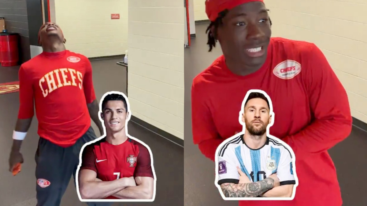 Kansas City Chiefs stars reveal their favorite soccer players and try Messi  and Cristiano Ronaldo celebrations