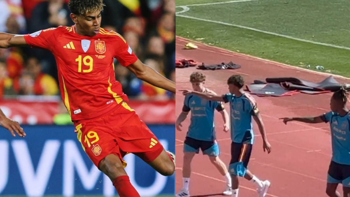 Lamine Yamal and Nico Williams fail to finish Spain training in worrying scene