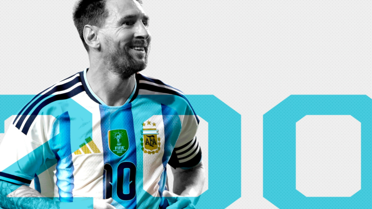 Messi llega a los 200 partidos con Argentina… con números que sorprenden