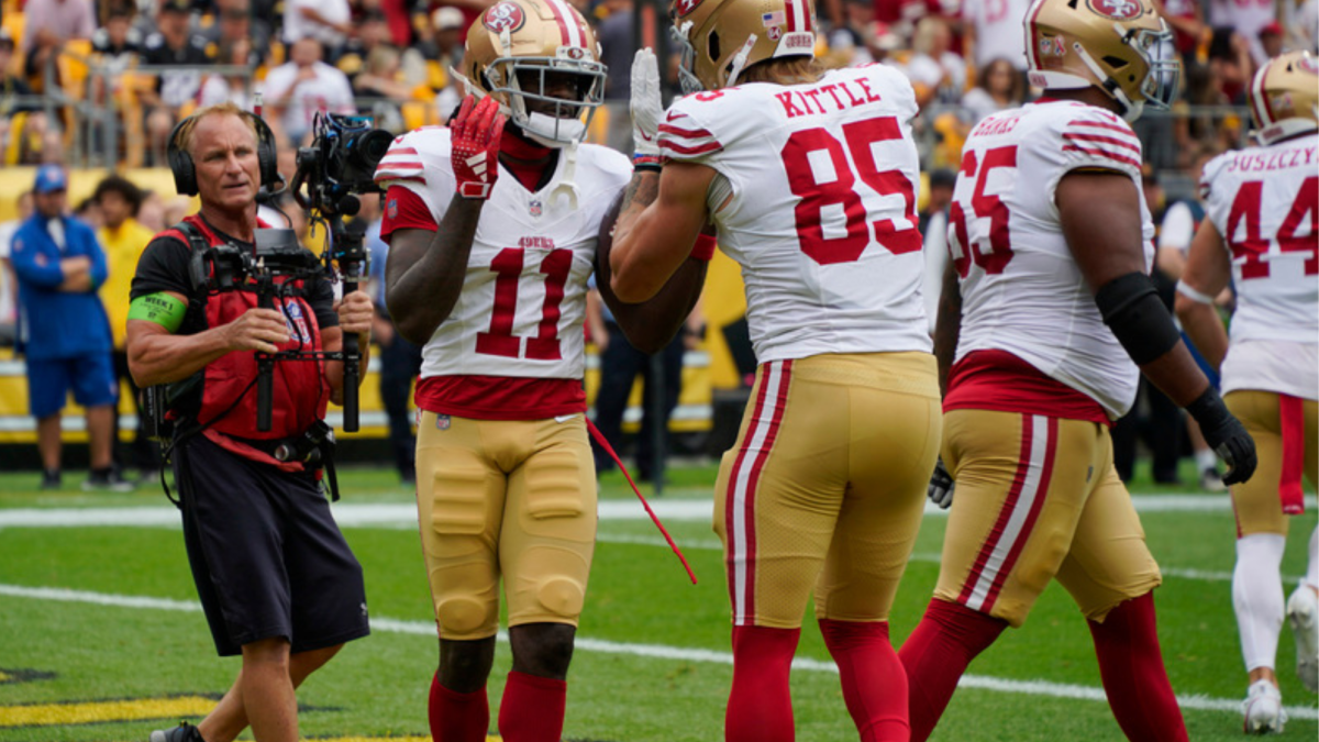 George Kittle's sarcasm can't hide his disdain for Brandon Aiyuk: 