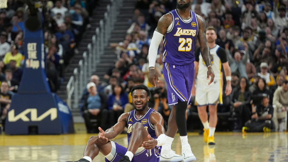 Bronny James nearly falls into trap to divulge LeBron James' next NBA team