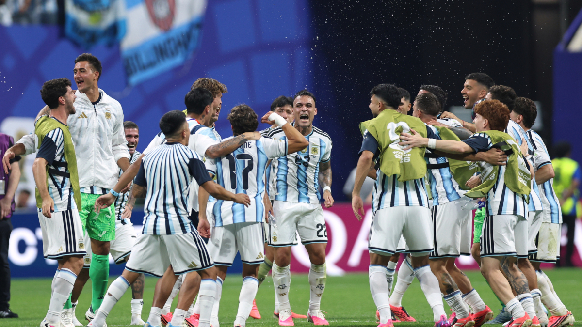 Argentina football supporters during the 2026 World Cup