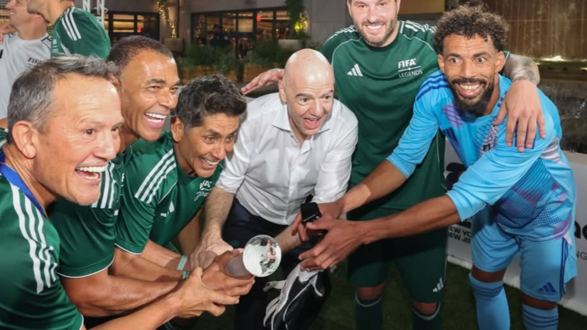 Vozinha's embrace with Gianni Infantino shows how quickly life can change when you least expect it