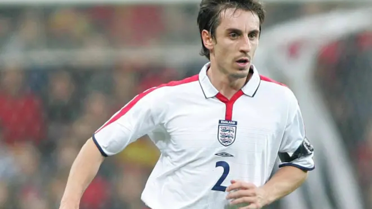 Gary Neville, ruthless with Argentina: 