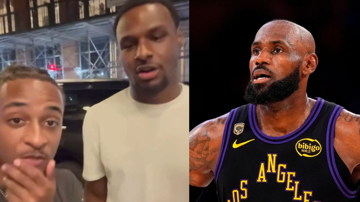 Bronny James sees Lakers path clear after closest rival leaves for Luka Doncic's former team