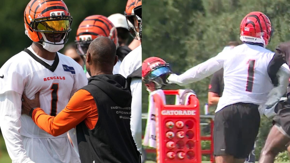 Bengals rookie Landon Robinson wins the internet with epic Navy uniform arrival for NFL debut