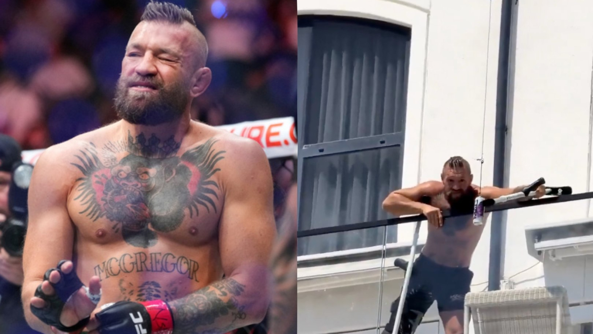 Conor McGregor's drone delivery doesn't go as planned