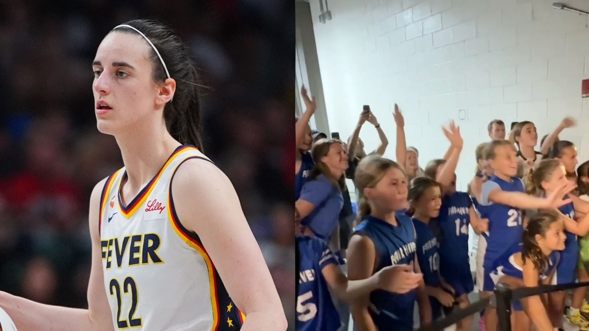 Caitlin Clark steals the hearts of her youngest fans again with a moment that says it all