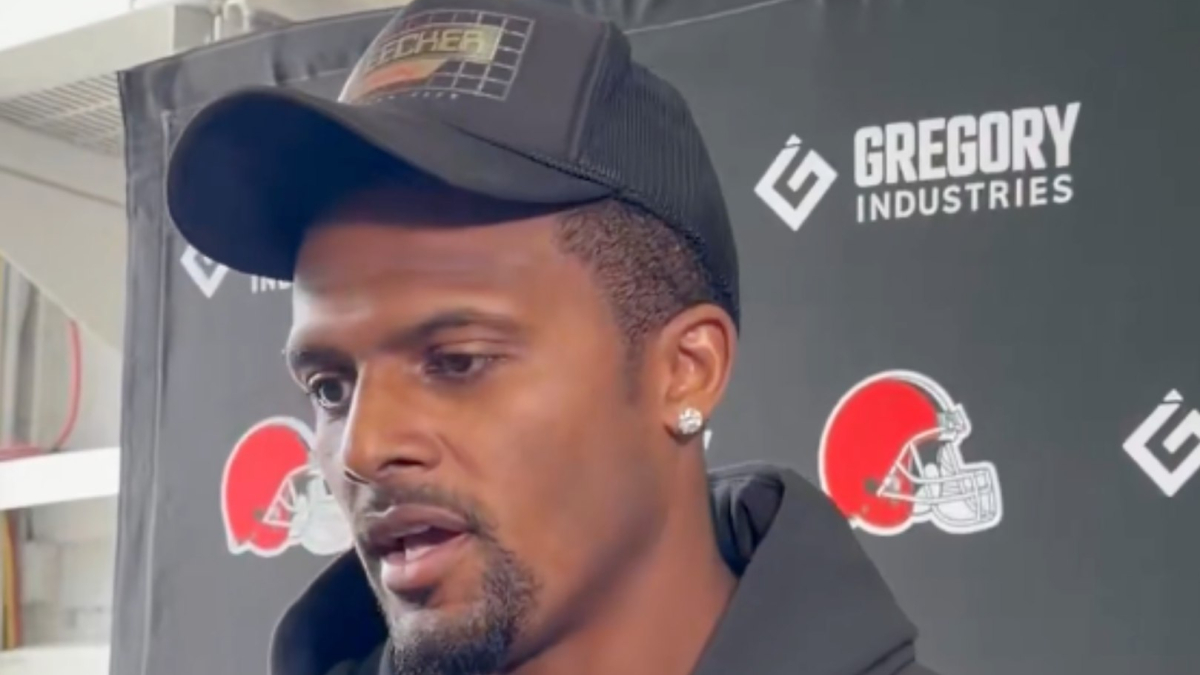 NFL fans absolutely rip Deshaun Watson after brutal first-drive interception as Browns QB1