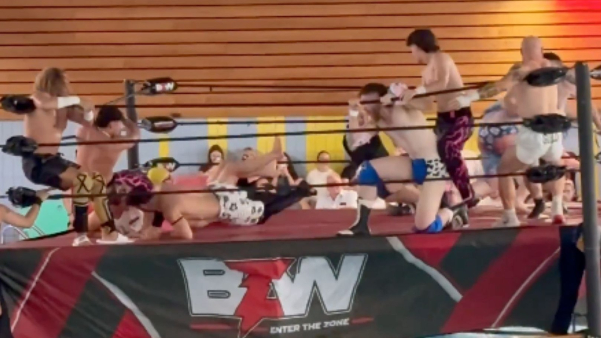 WaterMania may be the most surreal wrestling event fans have ever seen