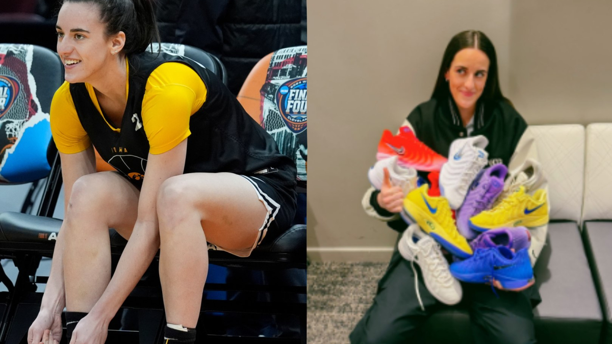 Caitlin Clark???s sneaker haul is on another level