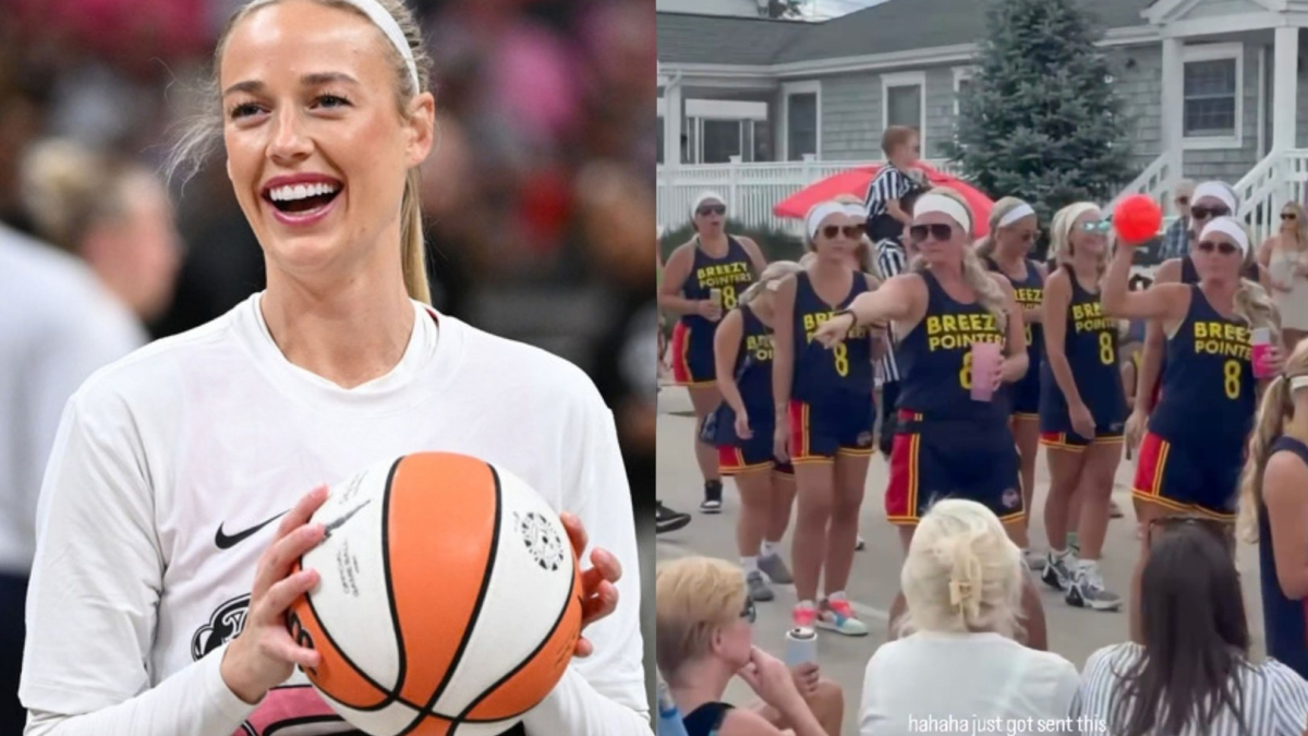 Sophie Cunningham takes over WNBA break as fans recreate her at parade in her honor