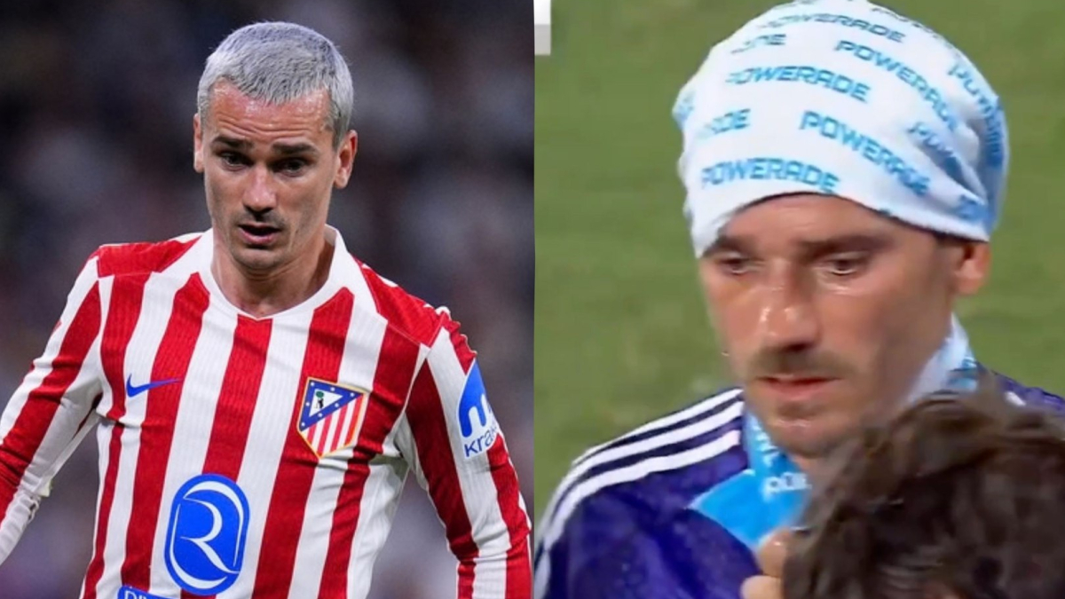Fans roast Antoine Griezmann after viral video show him struggling with Florida heat