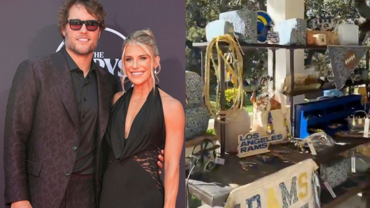 Kelly Stafford hosts insane Rams wives watch party at Matthew Stafford’s house