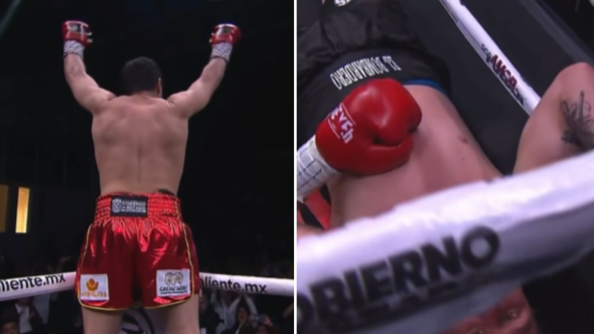 Brutal KO by Julio César Chávez Jr. in just three minutes against Jeison Troncoso