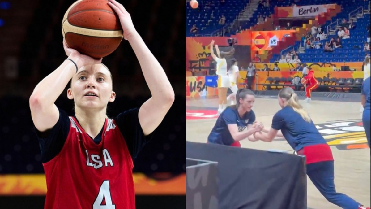 Caitlin Clark and Paige Bueckers show growing chemistry before USA-Spain semifinal