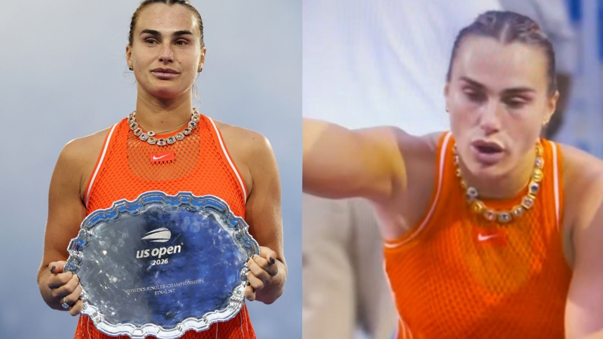 Aryna Sabalenka’s raw reaction after US Open final loss caught on camera