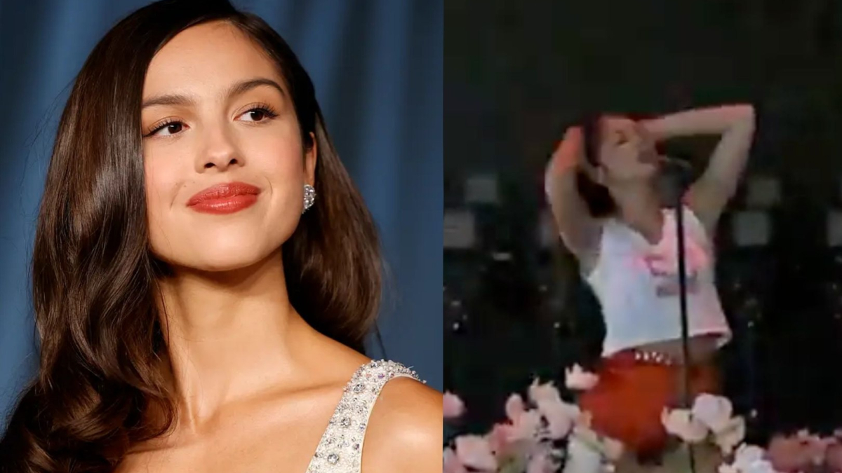 Olivia Rodrigo’s bizarre onstage hair trick leaves fans asking the same question