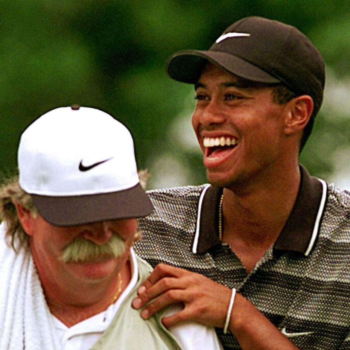 Tiger Woods' legendary caddie used to check the wind by smoking a cigarette 