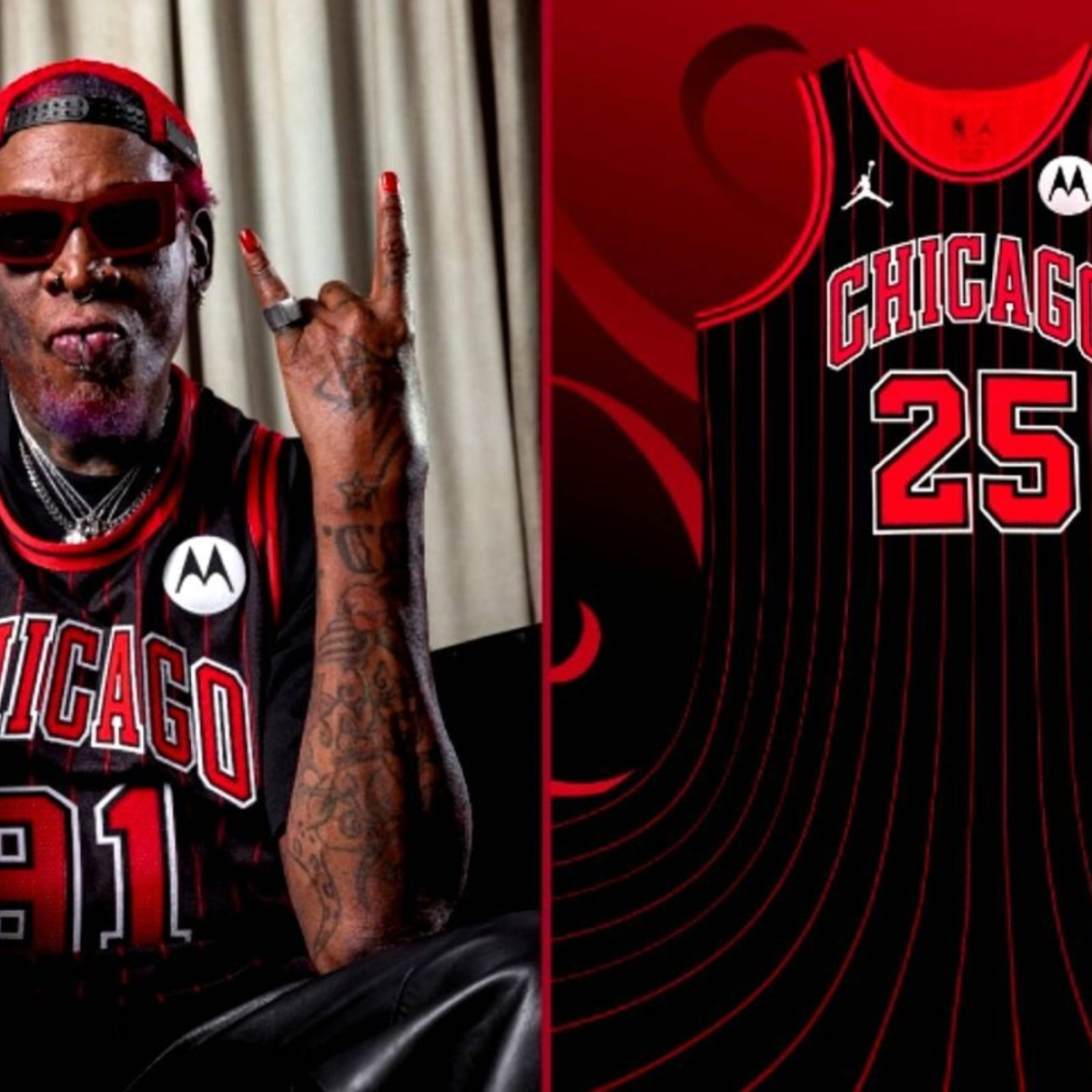 Dennis Rodman and the Chicago Bulls want to relive their glory