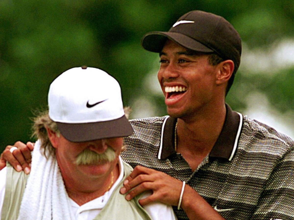 Tiger Woods' legendary caddie used to check the wind by smoking a cigarette 