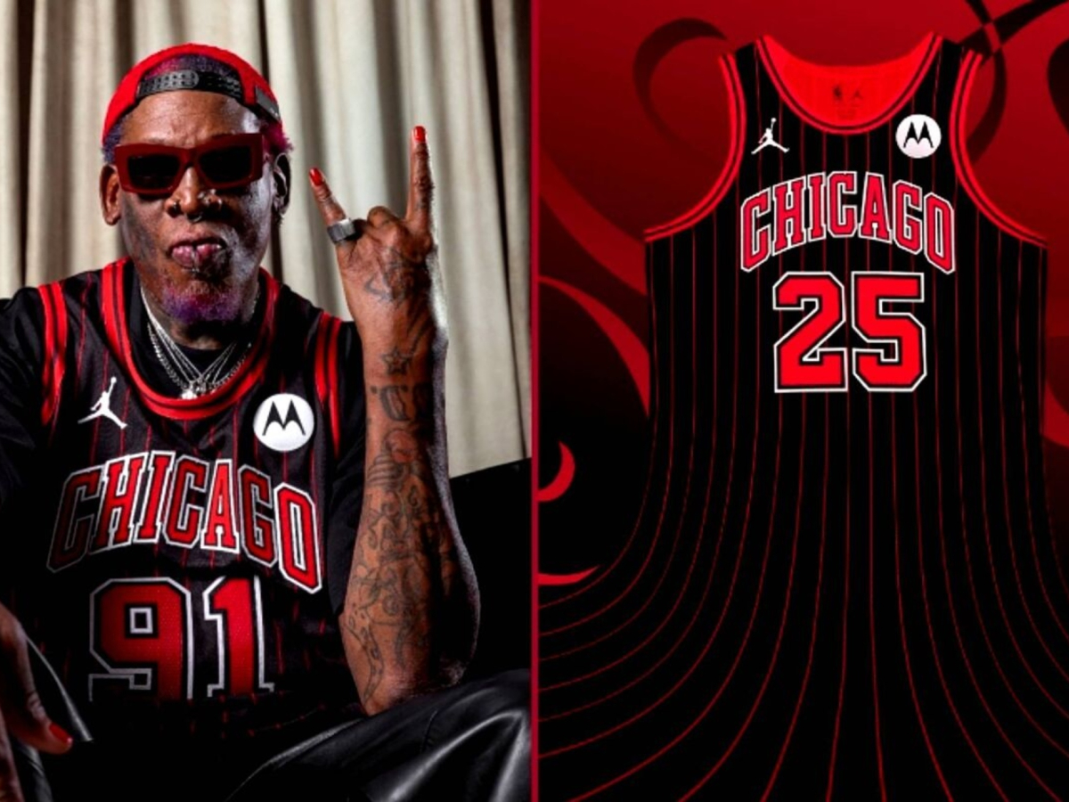 NBA50周年記念モデル DENNIS RODMAN ユニフォーム BULLS Dennis Rodman and the Chicago Bulls want to relive their glory