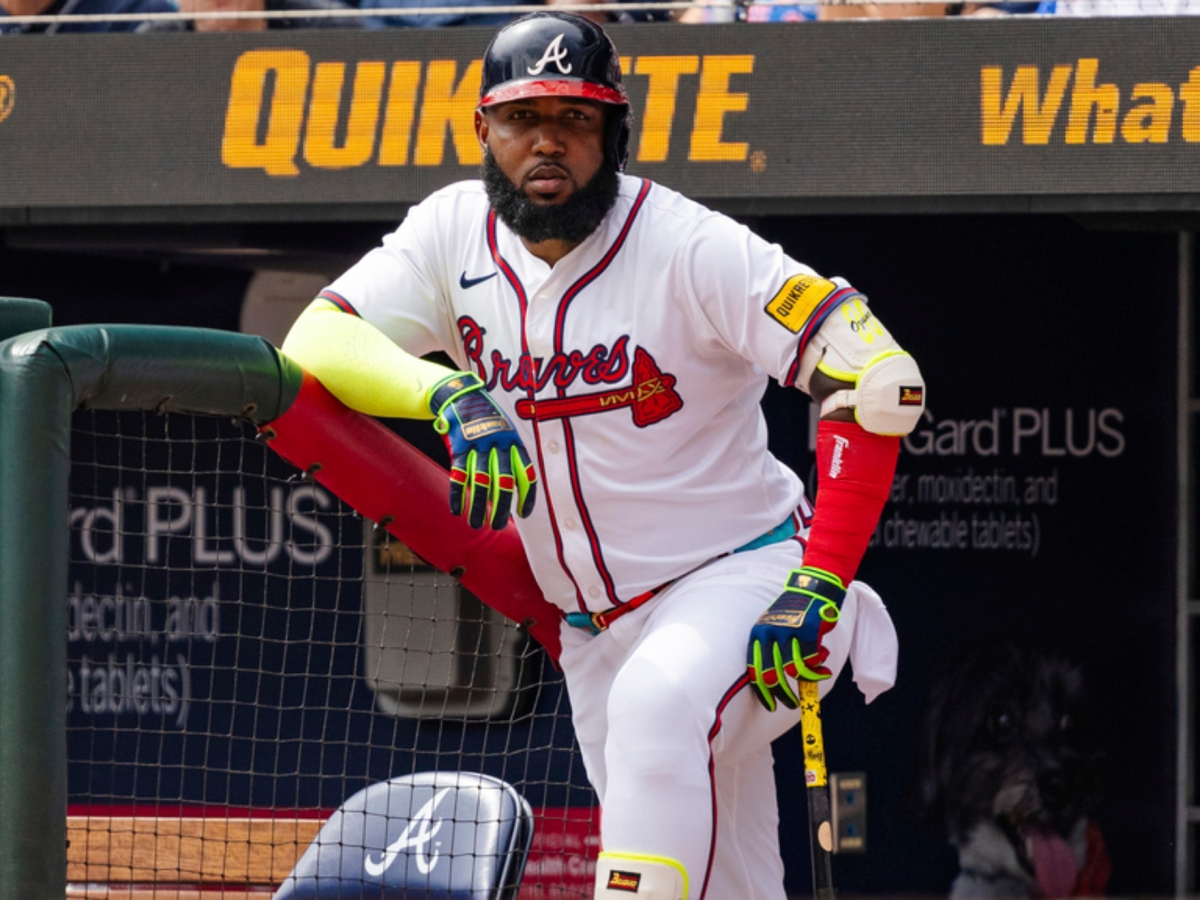 does marcell ozuna chew tobacco Why Braves' is a top trade chip  even in a down year Marcell Ozuna is full of