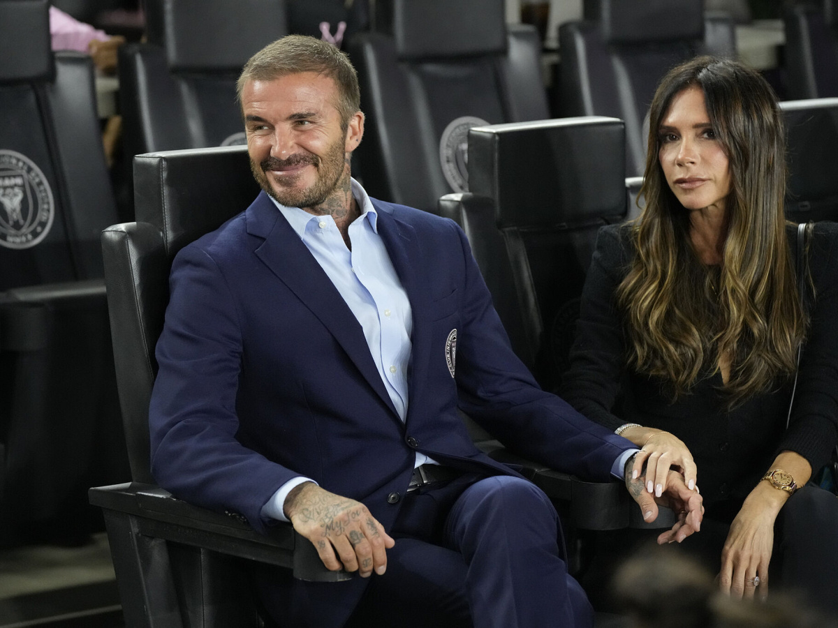 David Beckham thanks wife Victoria as the spotlight looms over