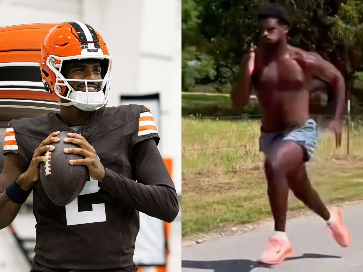 Shedeur Sanders looks locked in as Browns quarterback shares grueling Texas  workout | MARCA