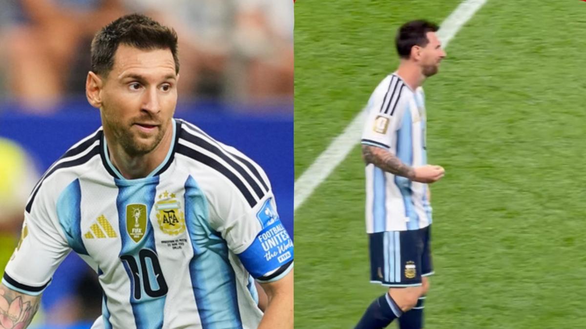 Messi's "you're crazy" gesture toward Austria bench goes viral