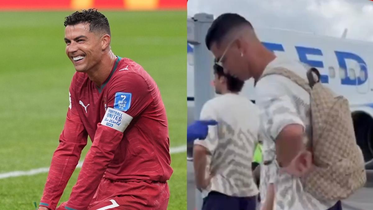 Cristiano Ronaldo's subtle response after security asked to inspect his bag