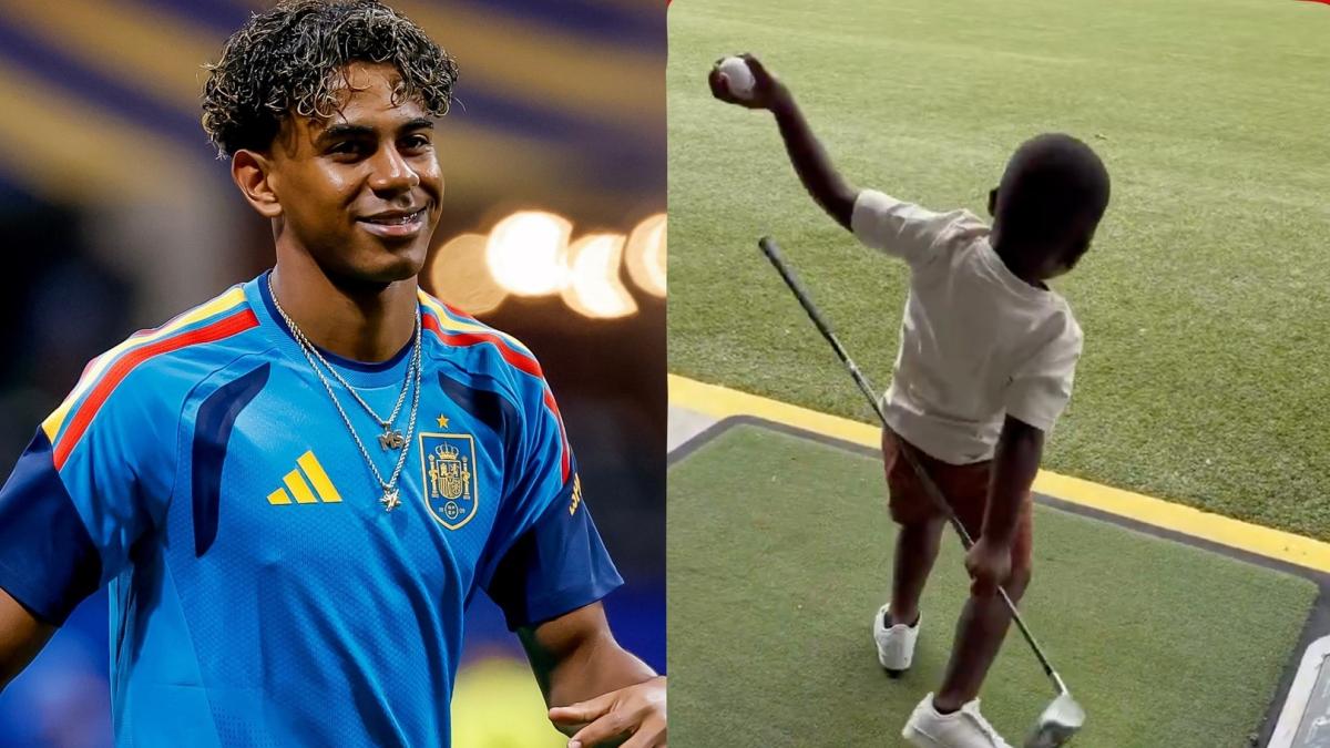 Lamine Yamal’s brother sparks chaos at a driving range