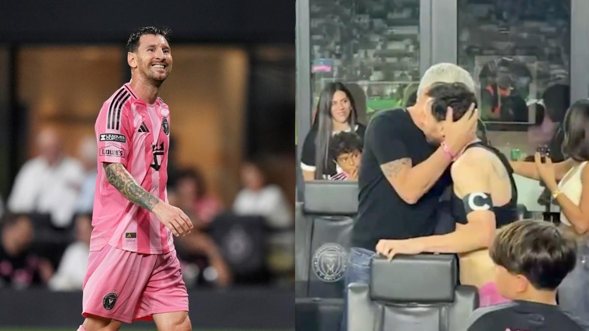 The last time Jorge Messi watched Lionel Messi throw his jersey to his mom