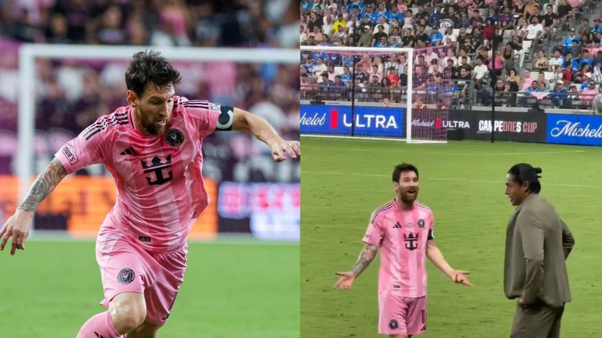 Lionel Messi casually pulls off ridiculous nutmeg while arguing with opposing coach