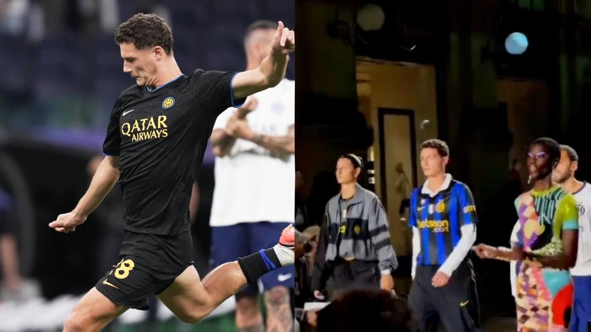 Inter Milan’s Pavard and Çalhanoğlu take their jerseys to the runway and prove every fan right