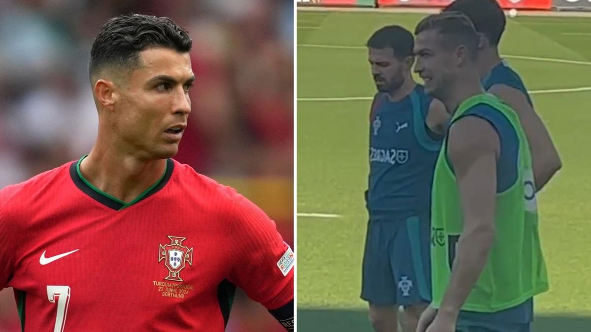 Cristiano Ronaldo gets a hilarious reminder of his age after discovering Renato Veiga's birth year