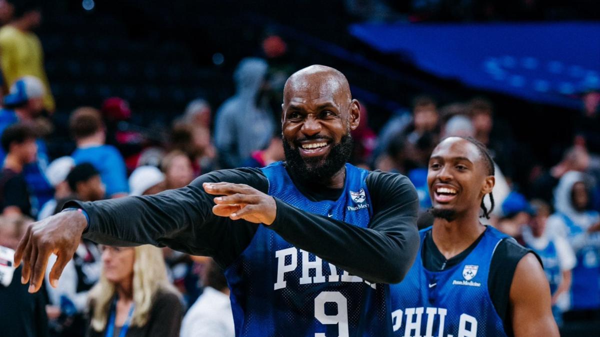 LeBron James’ alley-oop at 41 gives Sixers fans a glimpse of what Maxey helped bring to Philly