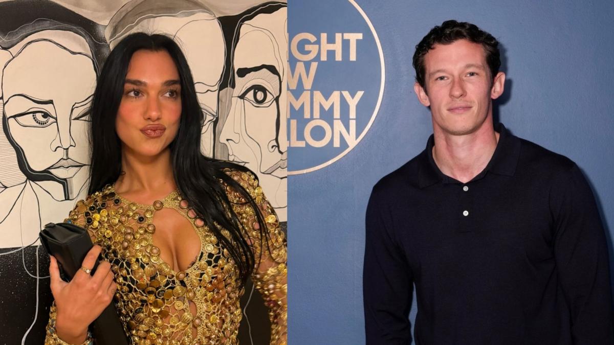 Dua Lipa and Callum Turner had an unexpected moment at Yankee Stadium