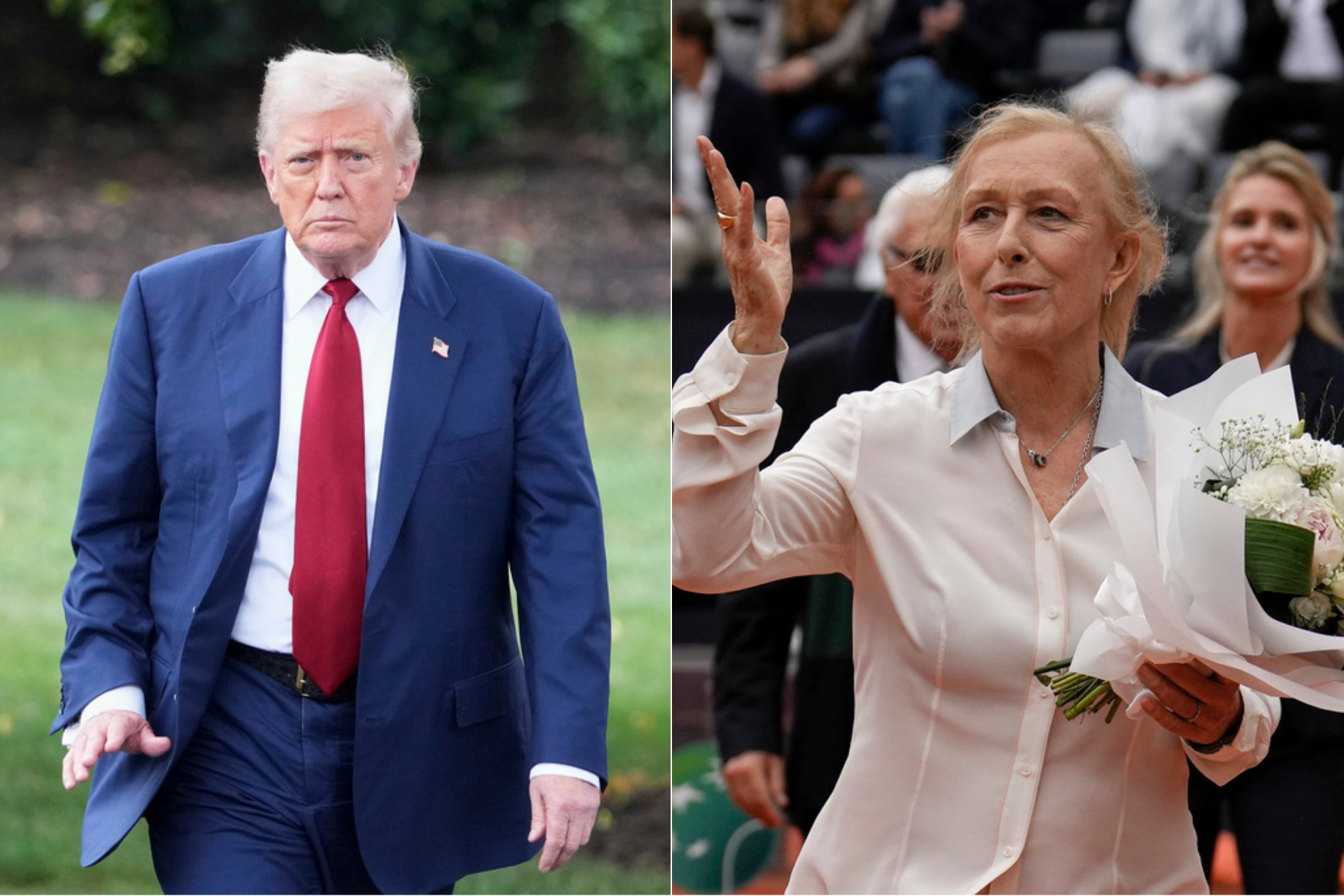 President Donald Trump & Marina Navratilova