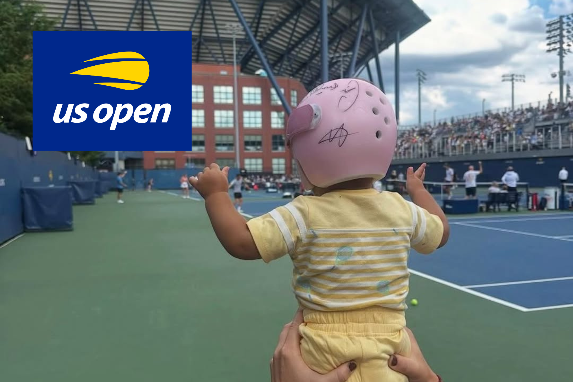Meet the US Open's most adorable star: the baby who stole everyone's heart